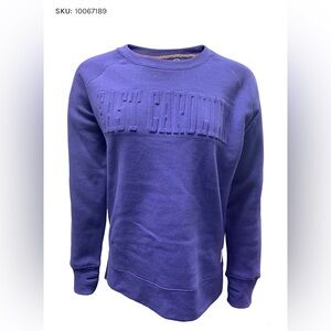 East Carolina University ECU Pirates Pressbox Purple Crewneck Sweater
